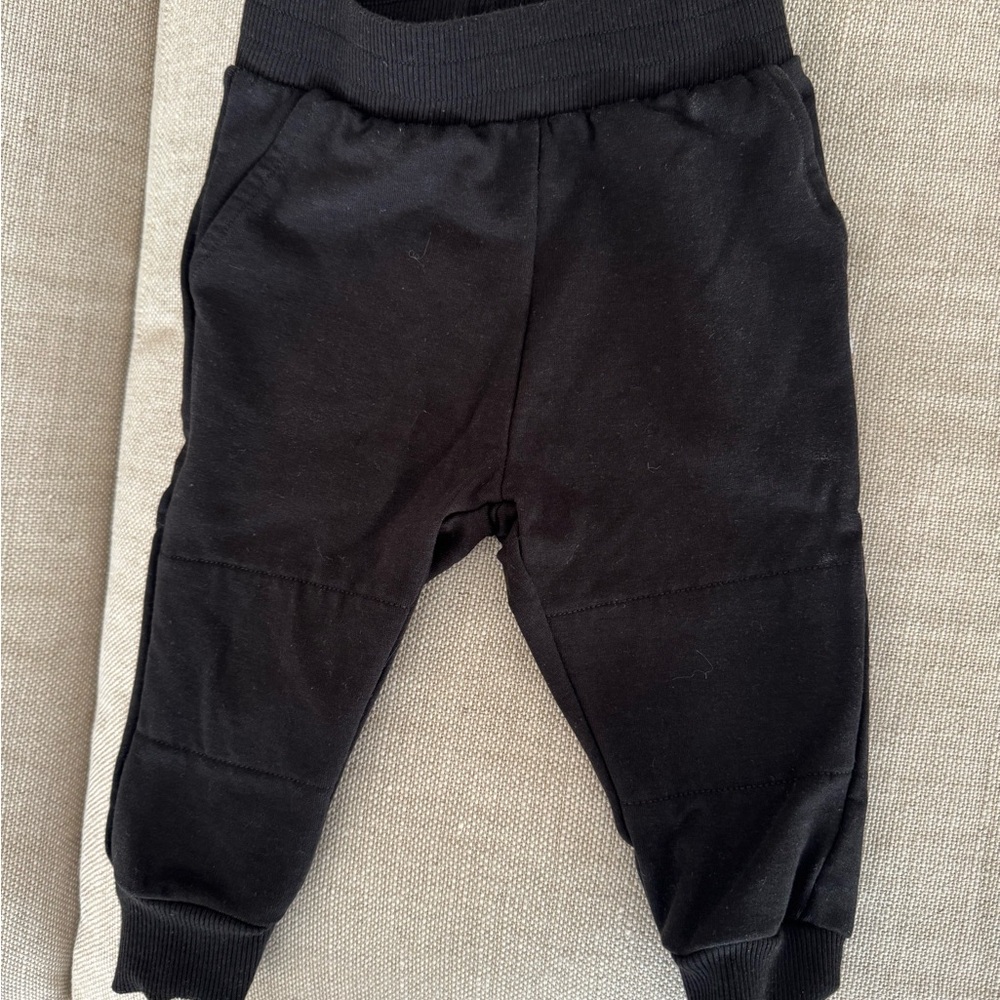 Little Sleepies Black infant Joggers